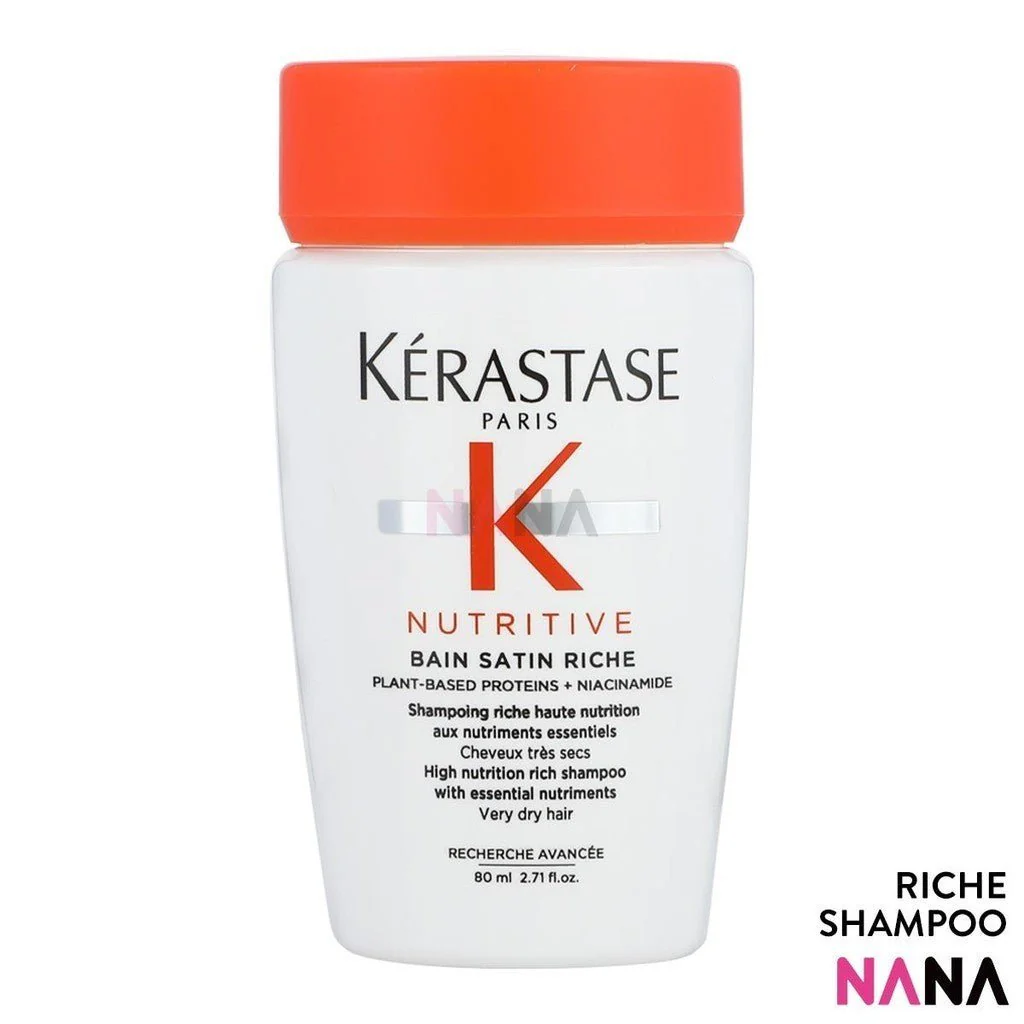 KERASTASE Nutritive Bain Satin Riche Shampoo Sample Pack (80ml x 3/2/1) - Image 6