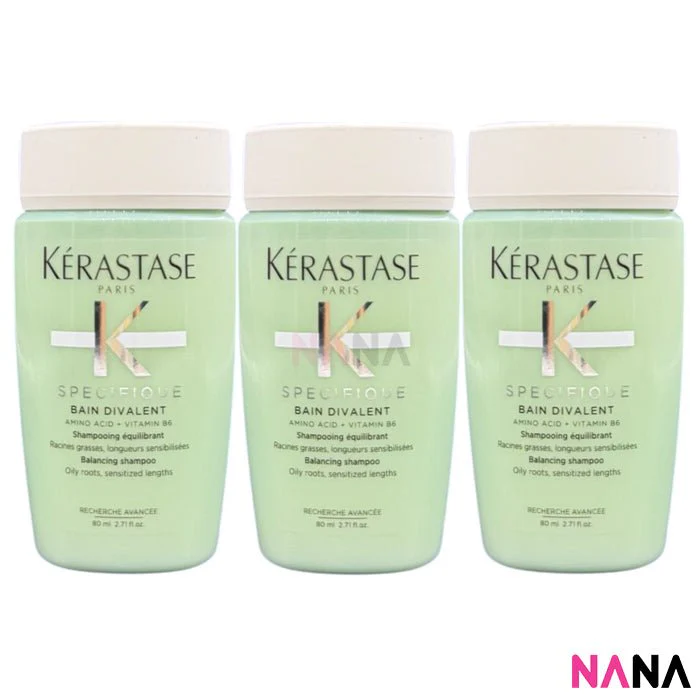 KERASTASE Specifique Bain Divalent Shampoo Sample Pack (80ml x 3/2/1) - Image 4