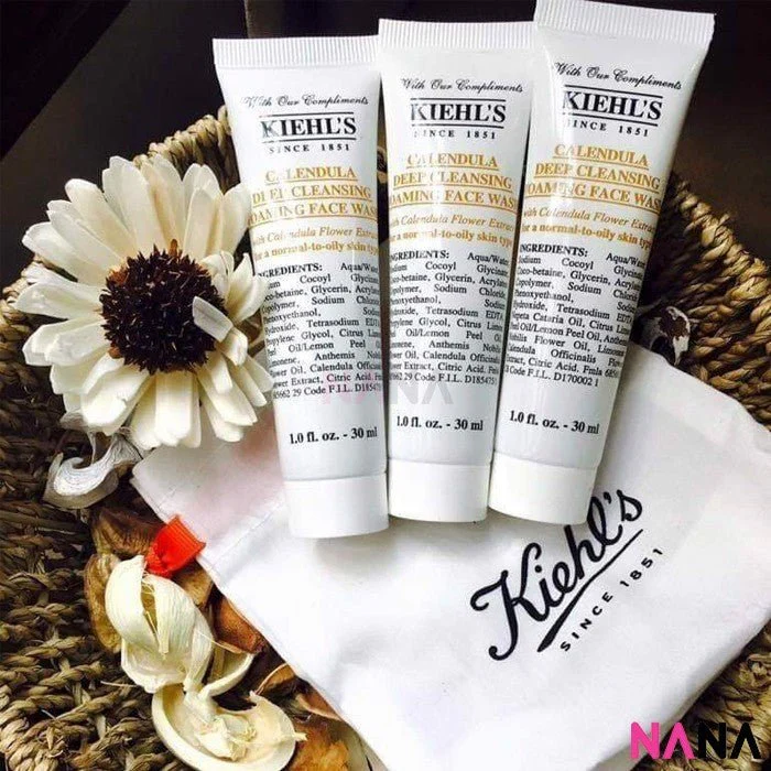 Kiehl’s Calendula Deep Cleansing Foaming Face Wash Sample Pack (30ml x 8/4/2) - Image 3