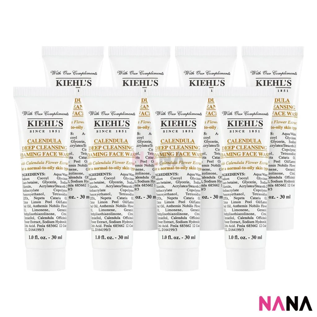 Kiehl’s Calendula Deep Cleansing Foaming Face Wash Sample Pack (30ml x 8/4/2) - Image 5