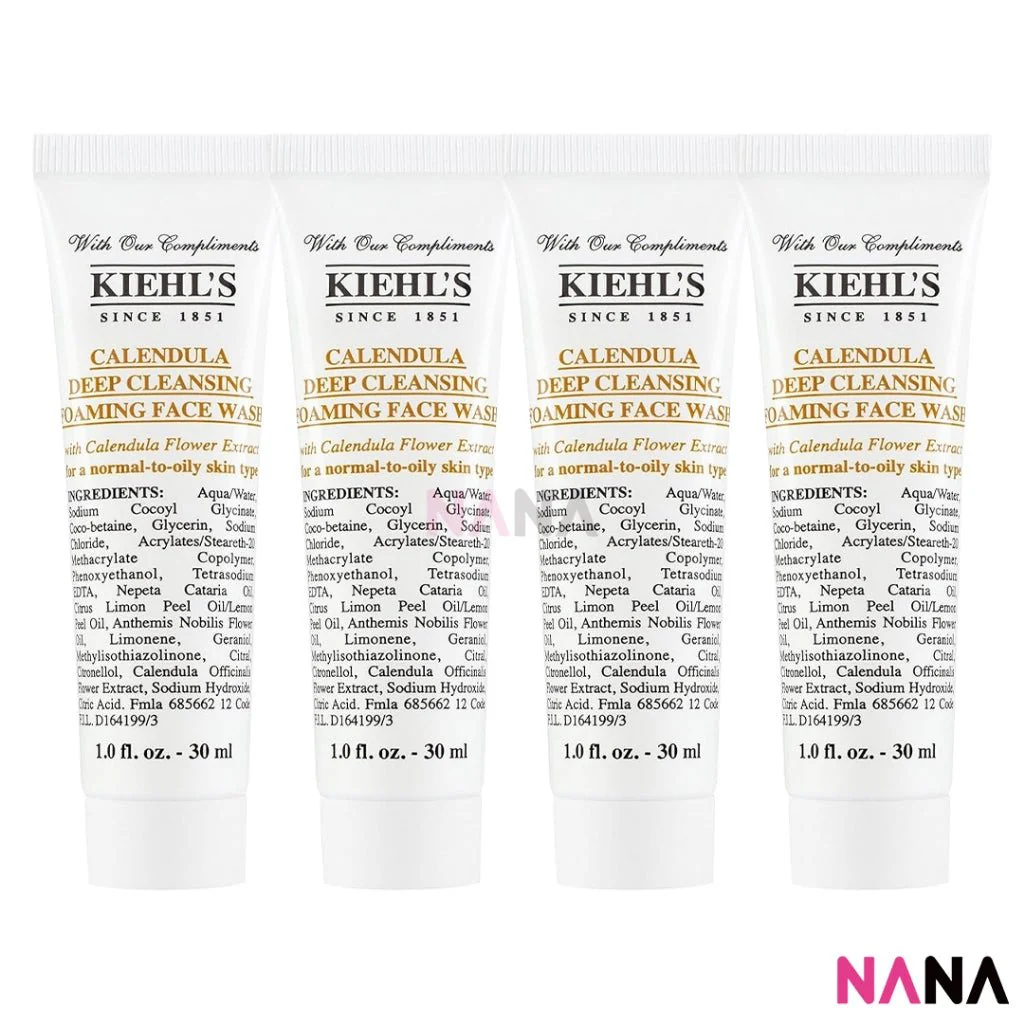 Kiehl’s Calendula Deep Cleansing Foaming Face Wash Sample Pack (30ml x 8/4/2) - Image 6