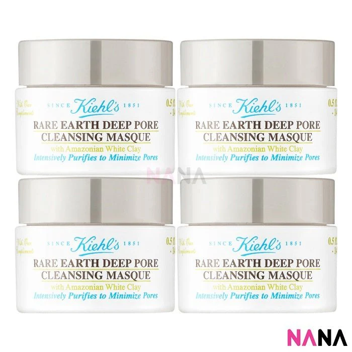 Kiehl’s Rare Earth Deep Pore Cleansing Masque Sample Pack (14ml x 10/8/4/2) - Image 7