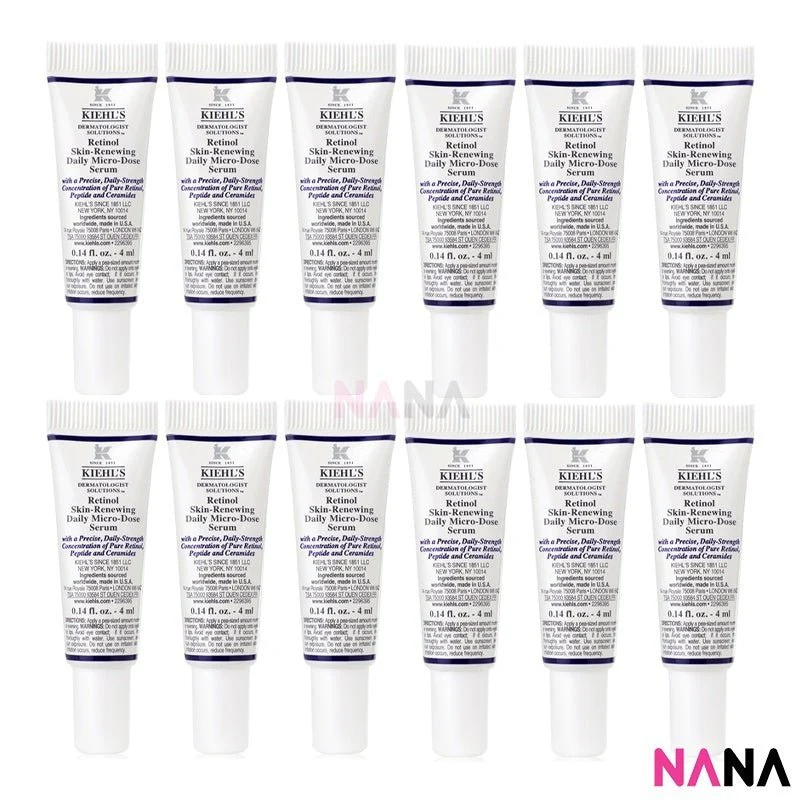 Kiehl’s Retinol Skin-Renewing Daily Micro-Dose Serum Sample Pack (4ml x 12/6) - Image 5