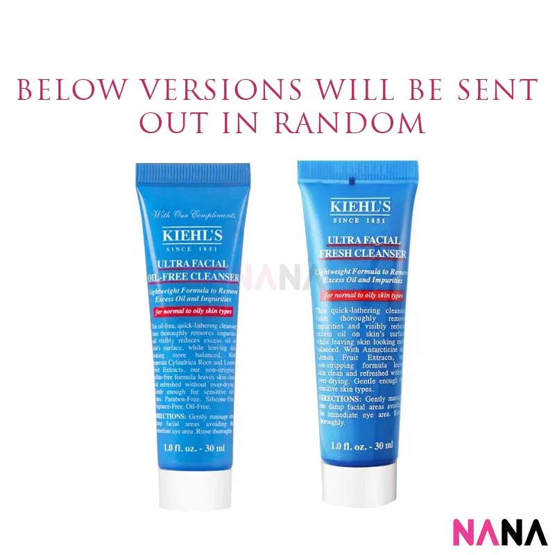 Kiehl’s Ultra Facial Fresh Cleanser Sample Pack (30ml x 6/4/2) - Image 2