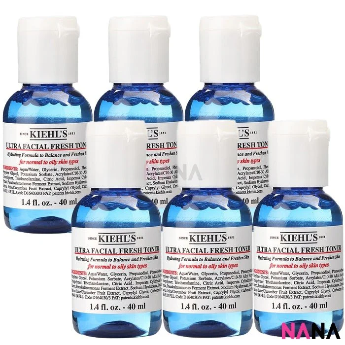 Kiehl’s Ultra Facial Oil-Free Toner Sample Pack (40ml x 6/4/2) - Image 4