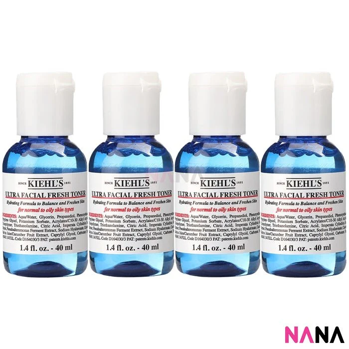 Kiehl’s Ultra Facial Oil-Free Toner Sample Pack (40ml x 6/4/2) - Image 5