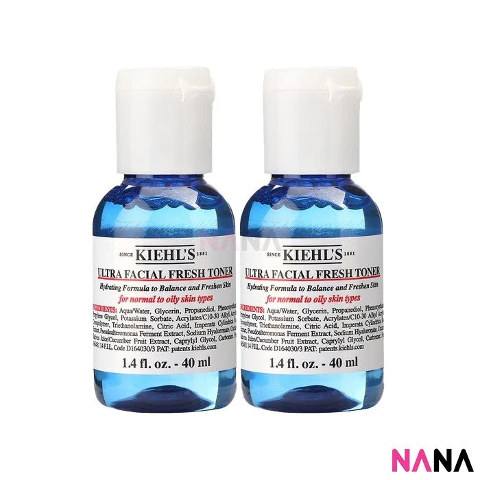 Kiehl’s Ultra Facial Oil-Free Toner Sample Pack (40ml x 6/4/2) - Image 6