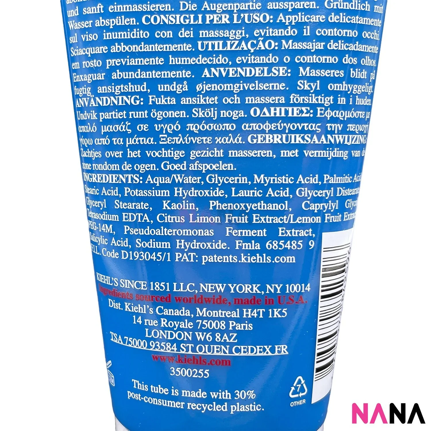 Kiehl's Ultra Facial Fresh Cleanser 150ml - Image 3