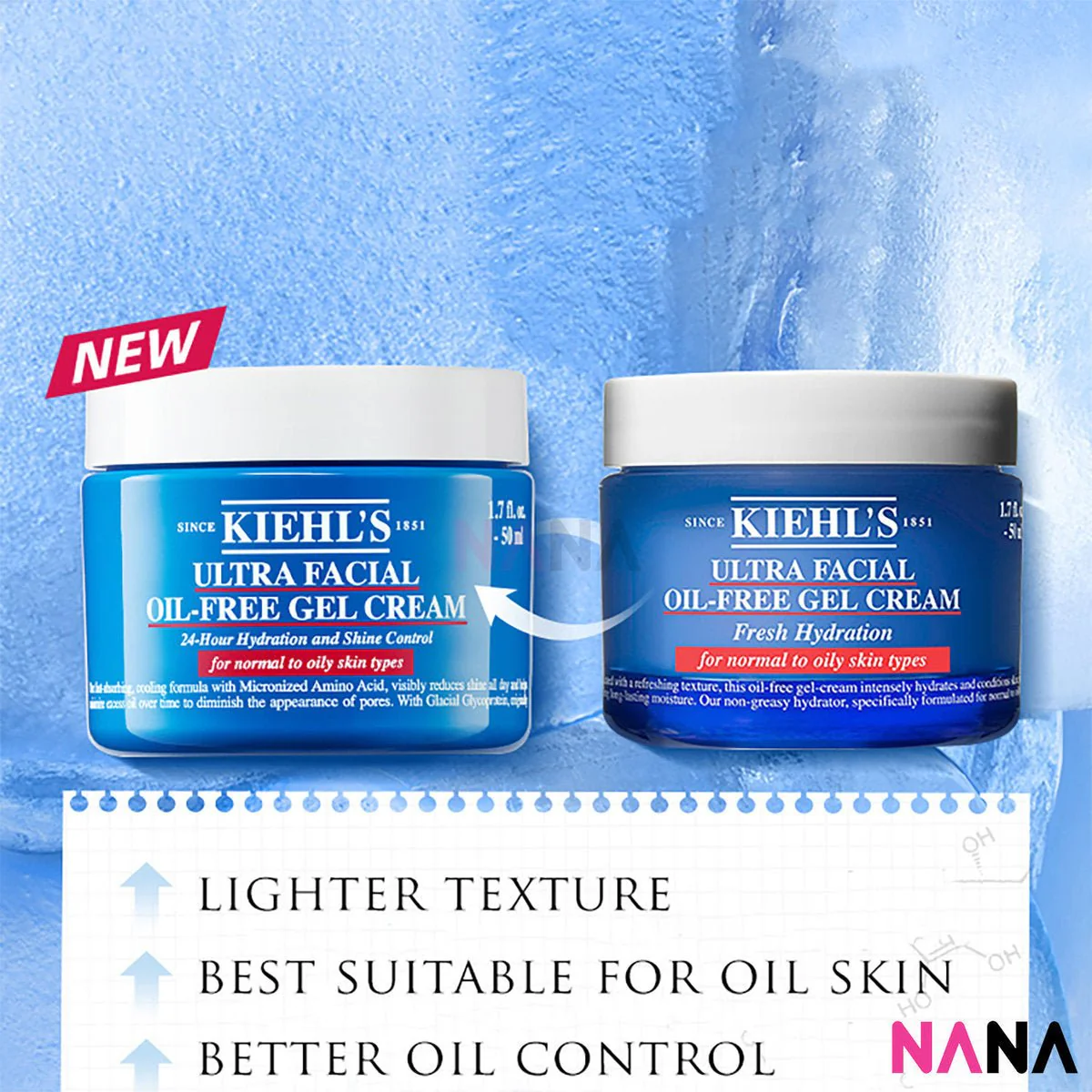 Kiehl's Ultra Facial Oil-Free Gel Cream (50ml) - Image 4