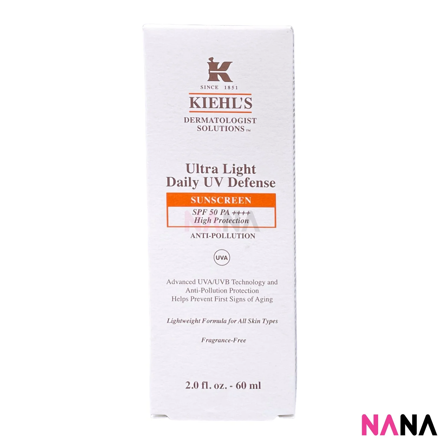 Kiehl's Ultra Light Daily UV Defense SPF50 PA+++ (60ml) - Image 3