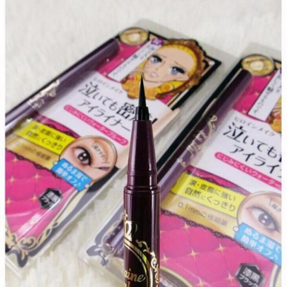 Kiss Me Heroine Make Smooth Liquid Eyeliner #01 Jet Black - Image 3