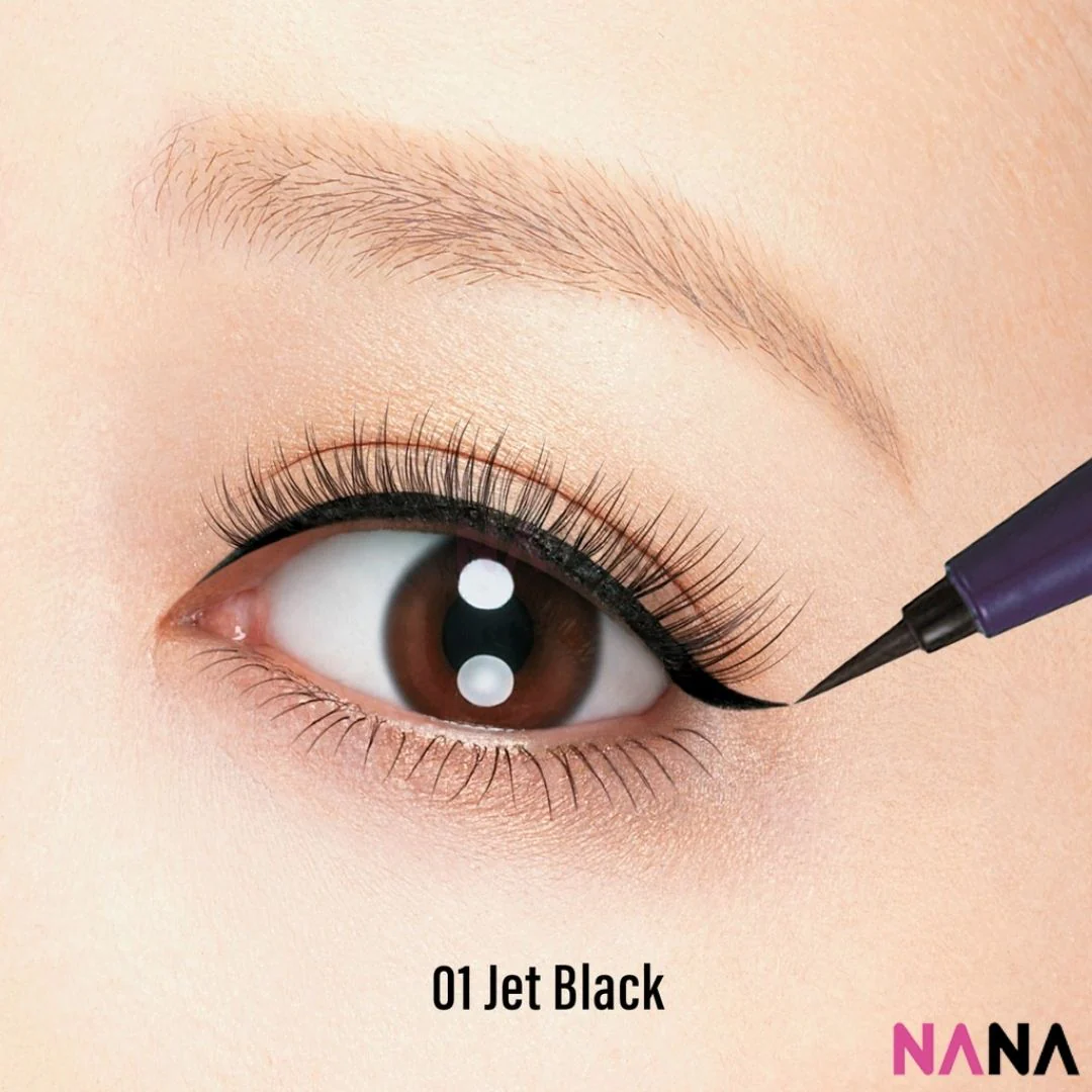 Kiss Me Heroine Make Smooth Liquid Eyeliner #01 Jet Black - Image 5