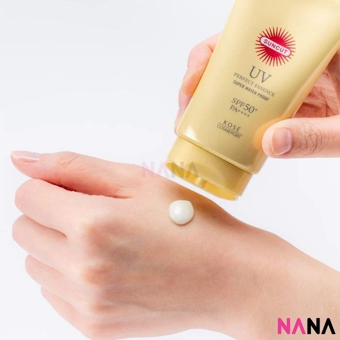 KOSE Suncut UV Perfect Essence SPF50+ PA++++ Super Water Proof 120g - Image 3