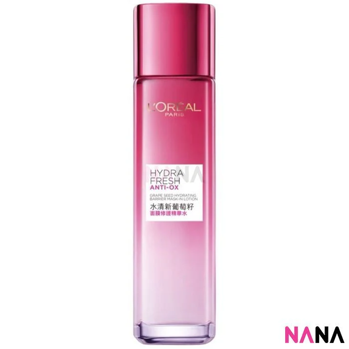 L’Oréal Paris Hydra Fresh Anti-ox Grape Seed Hydrating Barrier Base Set (Toner 130ml + Lotion 110ml) - Image 2