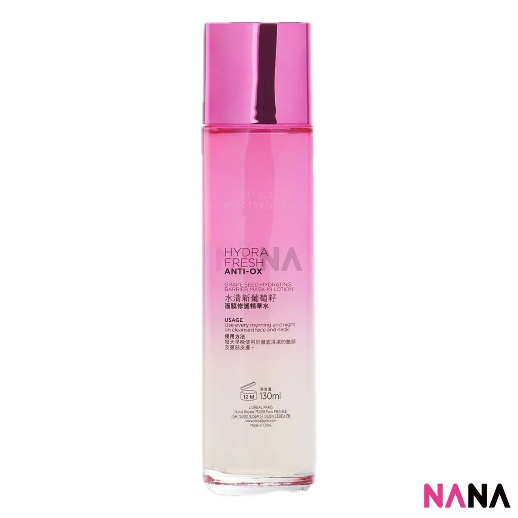 L’Oréal Paris Hydra Fresh Anti-ox Grape Seed Hydrating Barrier Mask-In Lotion 130ml - Image 3