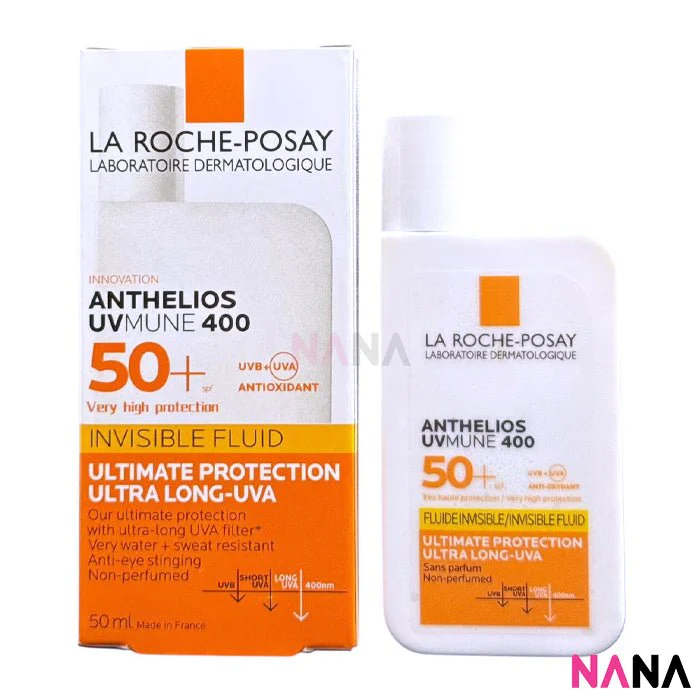 La Roche-Posay Anthelios Sensitive Skin Invisible Fluid SPF50+ 50ml x2 - Image 3
