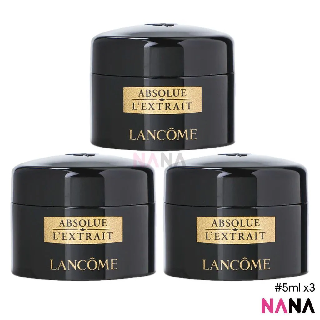 LANCÔME Absolue L'Extrait The Elixir Eye Treatment Sample Pack (5ml x 3/2/1) - Image 4