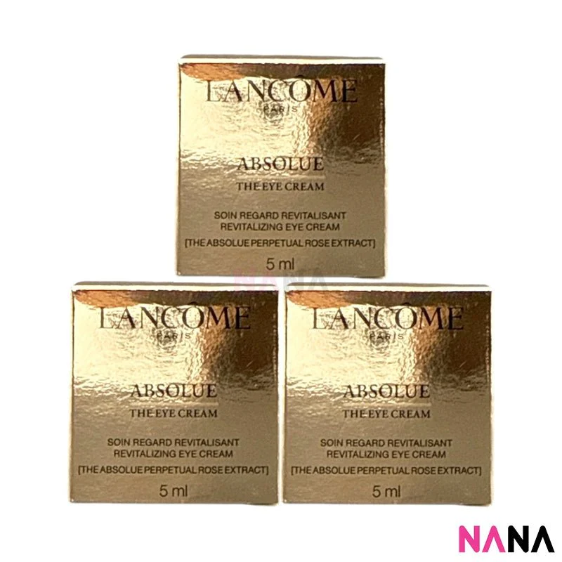Lancome Absolue Revitalizing Eye Cream Sample Pack (5ml x 4/3/2/1) - Image 6