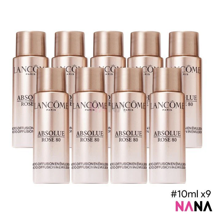 LANCÔME Absolue Rose 80 Emulsion Sample Pack (10ml x 9/6/3) - Image 4