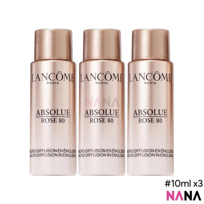 LANCÔME Absolue Rose 80 Emulsion Sample Pack (10ml x 9/6/3) - Image 6