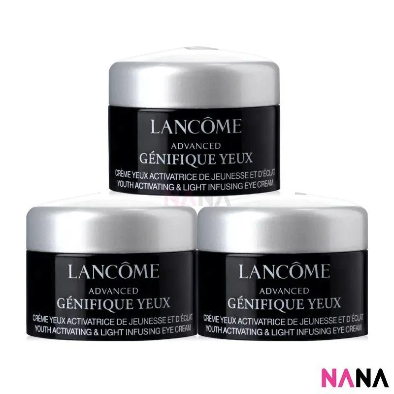 Lancome Advanced Genifique Youth Activating Eye Cream Brightens Dark Circles 15ml + Eye Cream Sample (5ml x3) - Image 4