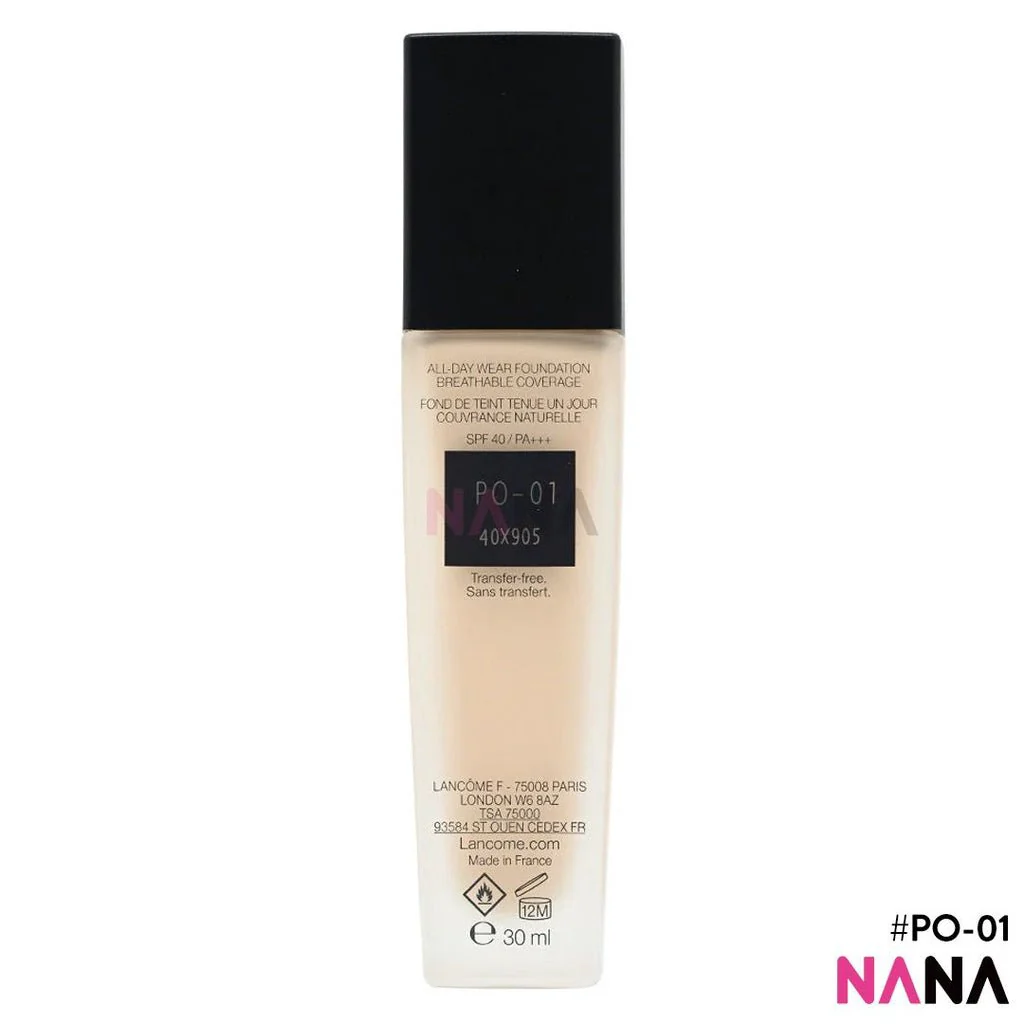 LANCOME Teint Idole Ultra Wear Foundation SPF40/PA+++ #PO-01 30ml - Image 3