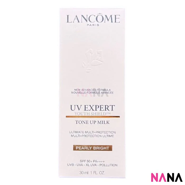 LANCOME UV Expert Youth Shiel Tone Up Milk SPF50/ PA++++ - Pearly Bright 30ml - Image 2