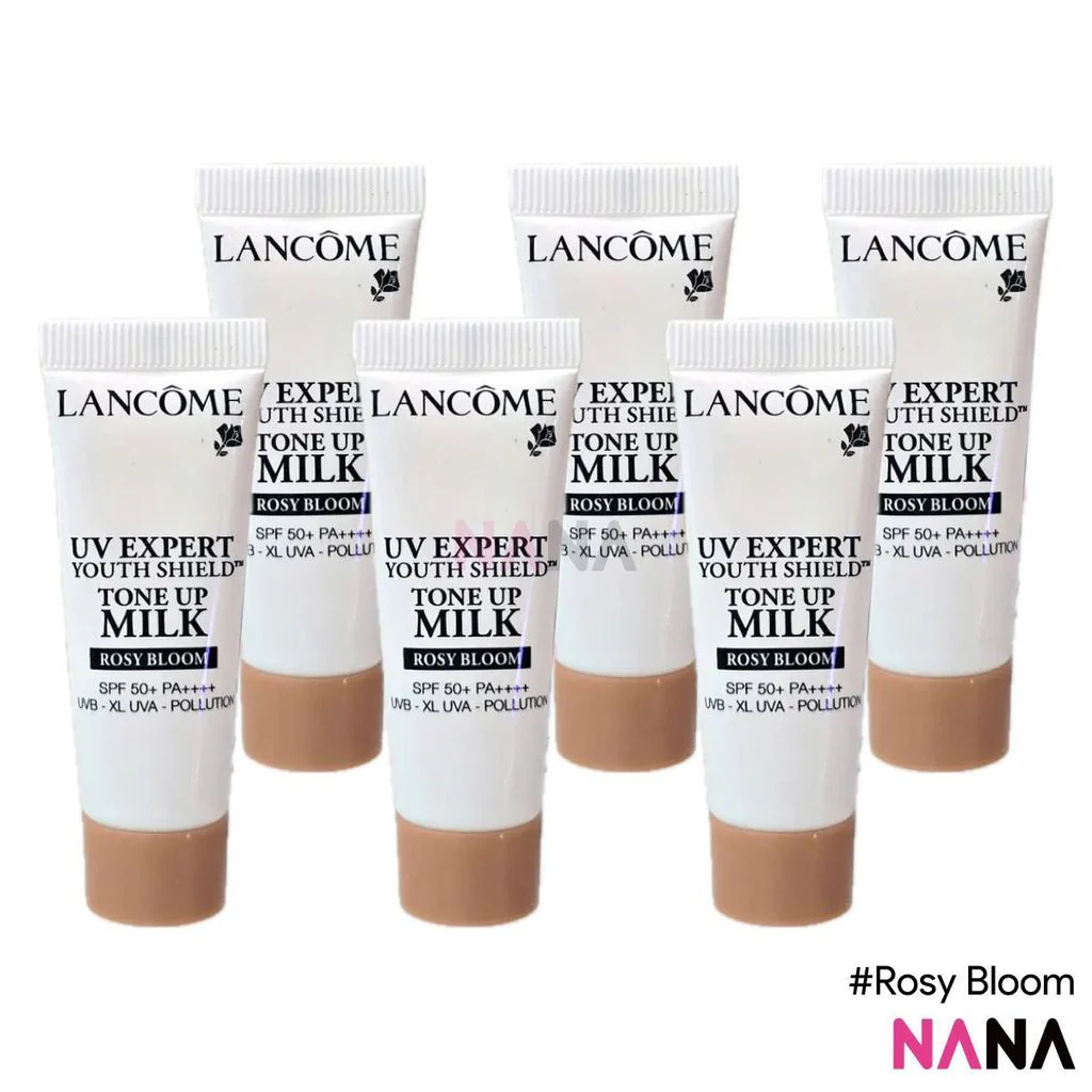 LANCÔME UV Expert Youth Shield Tone Up Milk SPF 50 / PA ++++ #Rosy Bloom Sample Pack (10ml x 3/6) - Image 5