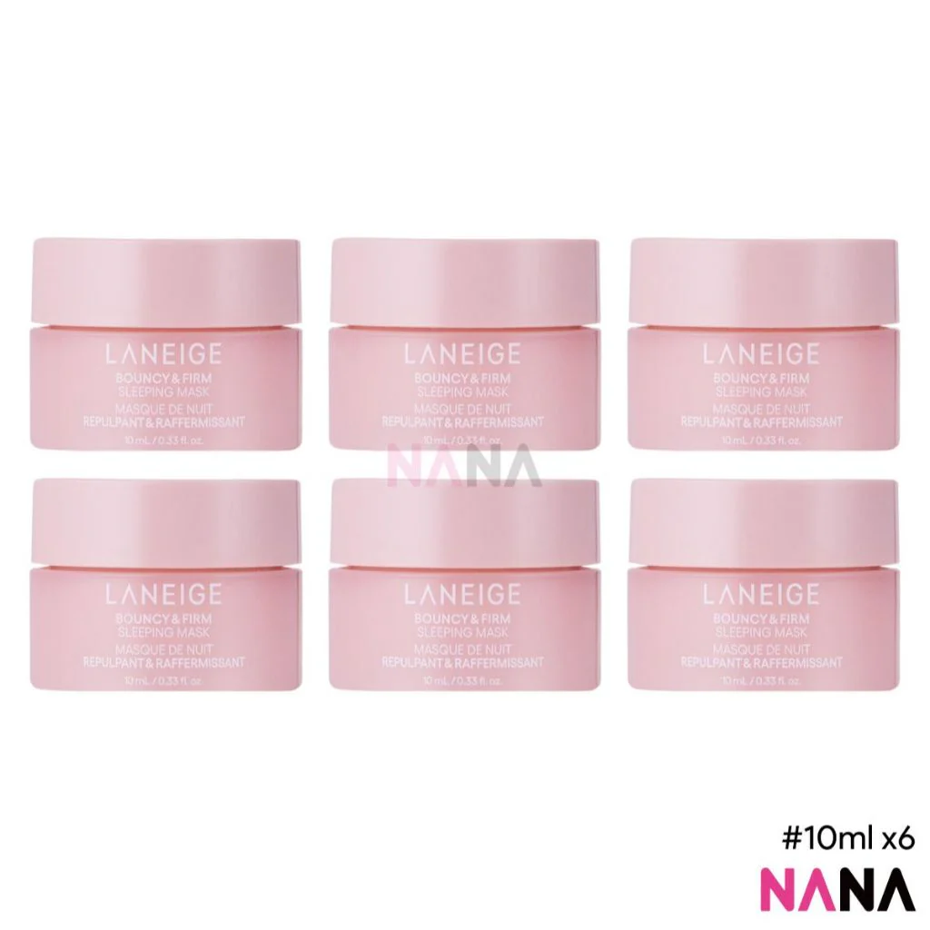 LANEIGE Bouncy & Firm Sleeping Mask Sample Pack (10ml x 2/4/6) - Image 4