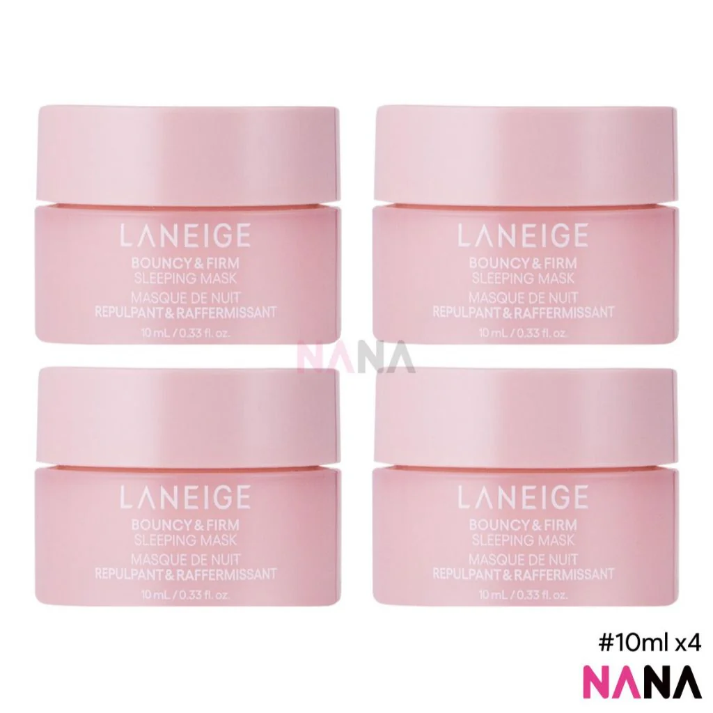 LANEIGE Bouncy & Firm Sleeping Mask Sample Pack (10ml x 2/4/6) - Image 5
