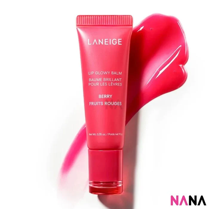 LANEIGE Lip Glowy Balm Set (#Berry、#Gummy、#Vanilla) 10g x3 - Image 3