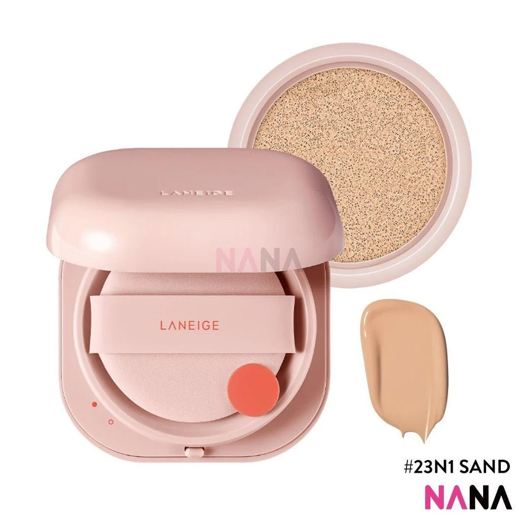 LANEIGE NEO Cushion Glow SPF46 PA++ #23N1 SAND 15g x2 - Image 2
