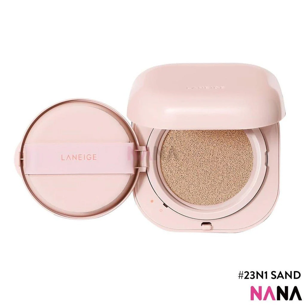 LANEIGE NEO Cushion Glow SPF46 PA++ #23N1 SAND 15g x2 - Image 3