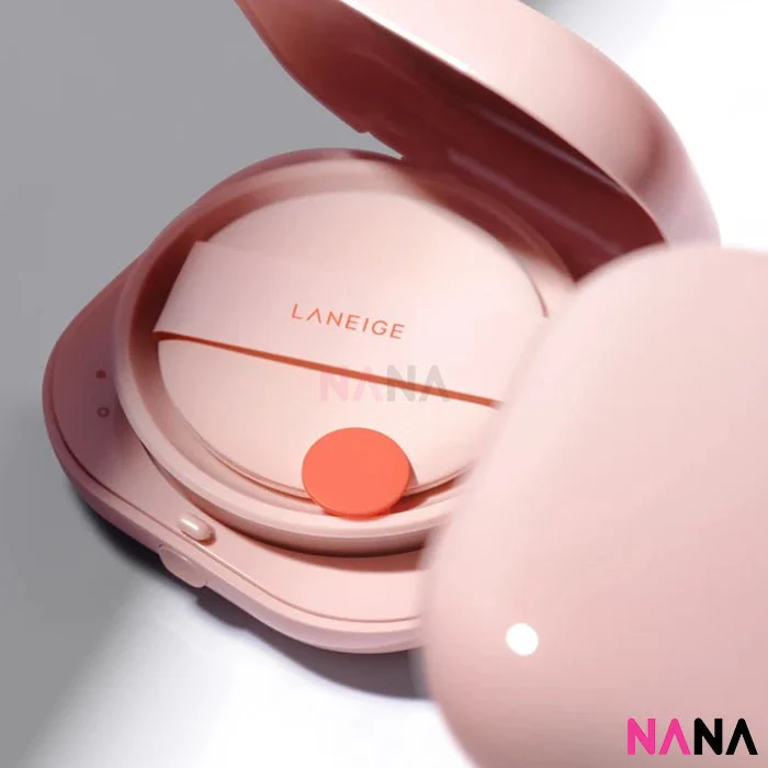 Laneige Neo Cushion Glow SPF46 PA++ #21N1 Beige 15g x 2 Pink - Image 4