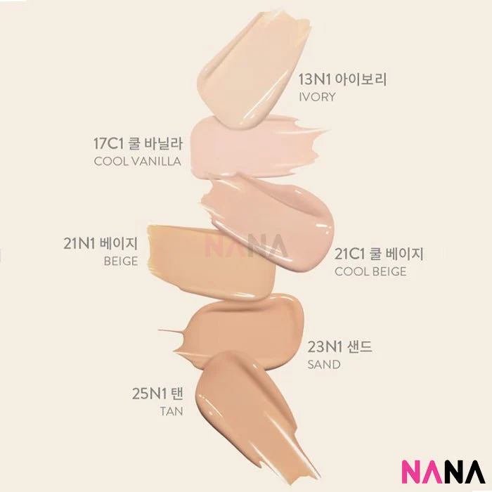 Laneige Neo Cushion Glow SPF46 PA++ #21N1 Beige 15g x 2 Pink - Image 5