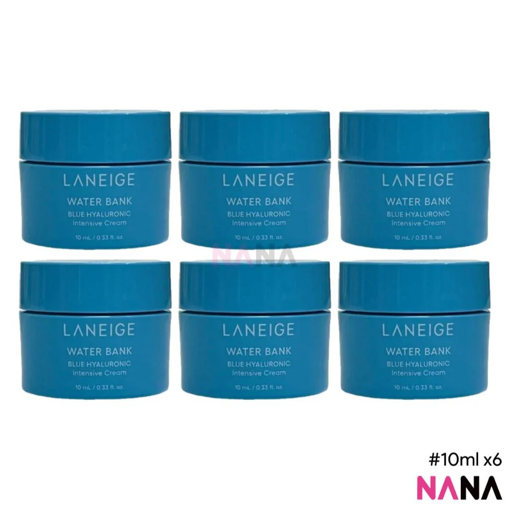 LANEIGE Water Bank Blue Hyaluronic Intensive Cream Sample Pack (10ml x 3/6) - Image 4