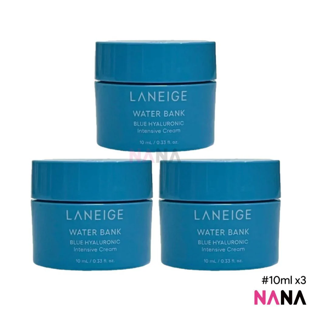 LANEIGE Water Bank Blue Hyaluronic Intensive Cream Sample Pack (10ml x 3/6) - Image 5