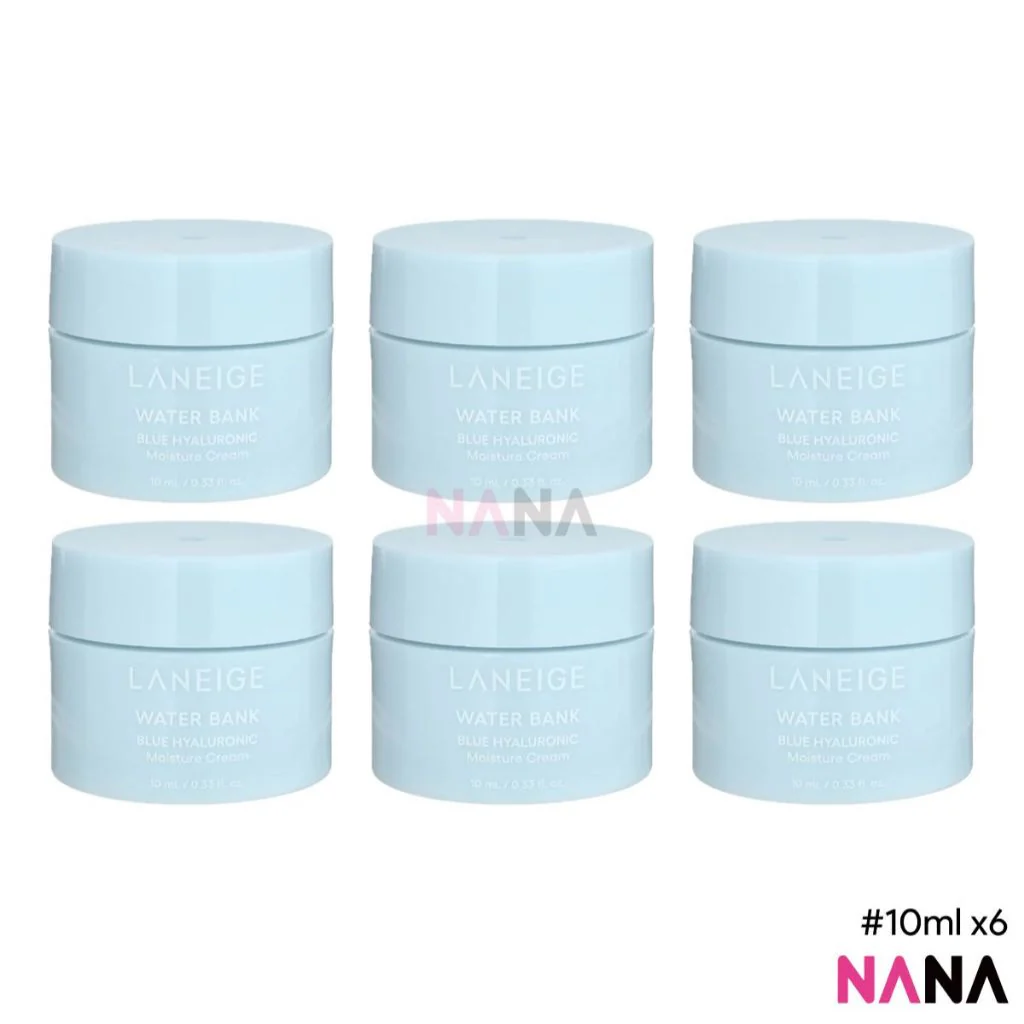 LANEIGE Water Bank Blue Hyaluronic Moisture Cream Sample Pack (10ml x 3/6) - Image 4