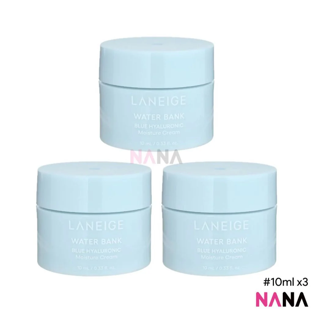 LANEIGE Water Bank Blue Hyaluronic Moisture Cream Sample Pack (10ml x 3/6) - Image 5