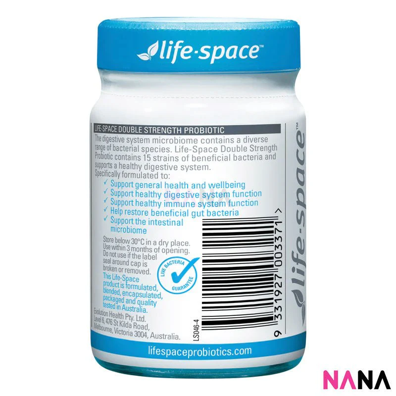 Life Space Double Strength Probiotic 30 Capsules - Image 2