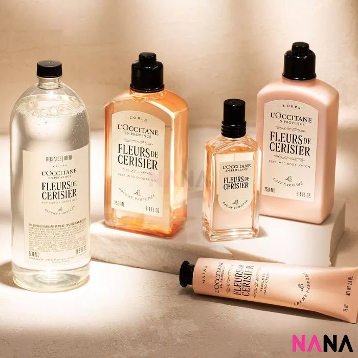 L'Occitane Fleurs de Cerisier (Cherry Blossom) Perfumed Body Lotion 250ml - Image 3