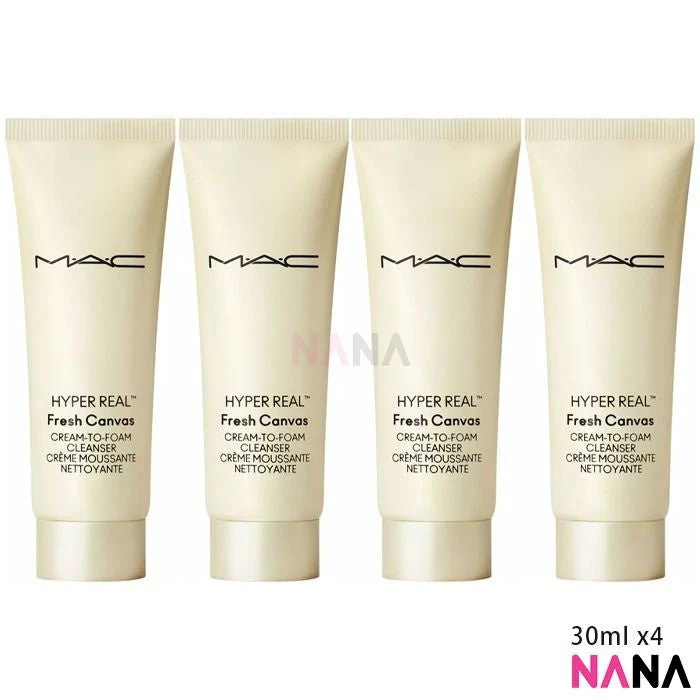 MAC Hyper Real Fresh Canvas Cream-To-Foam Cleanser Sample Pack (30ml x 4/2) - Image 5