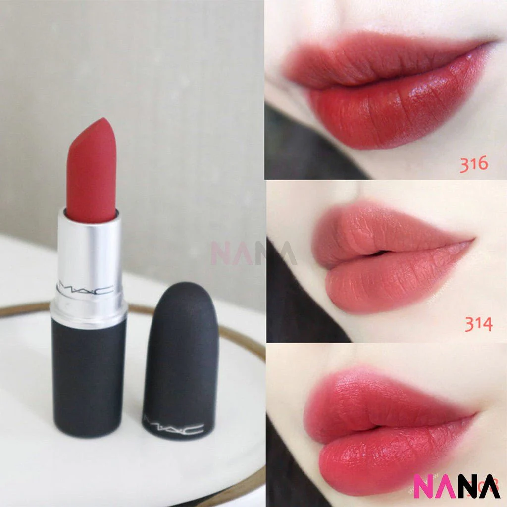 MAC Matte Lipstick Power Kiss Lipstick - Devoted To Chili 3g - Image 4