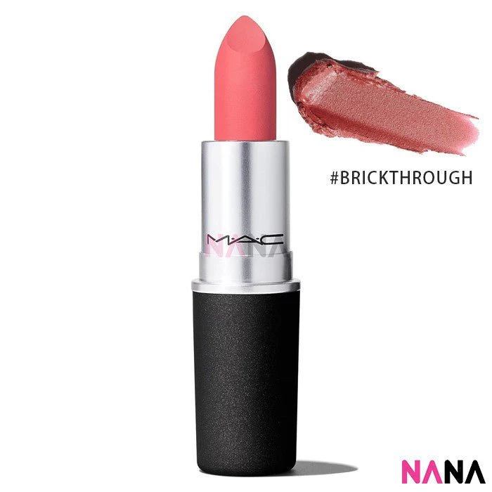 MAC Powder Kiss Lipstick 3g [#314 MULL IT OVER, #316 DEVOTED TO CHILI, #922 WERK,WERK,WERK, #923 STAY CURIOUS, #926 DUBONNET BUZZ, #930 BRICKTHROUGH] - Image 12