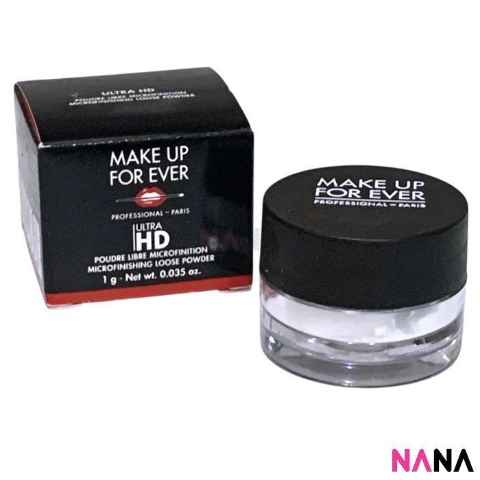 MAKE UP FOR EVER HD Skin Perfecting Loose Powder #0.1 Sample Pack (1g x 8/4) - Image 3