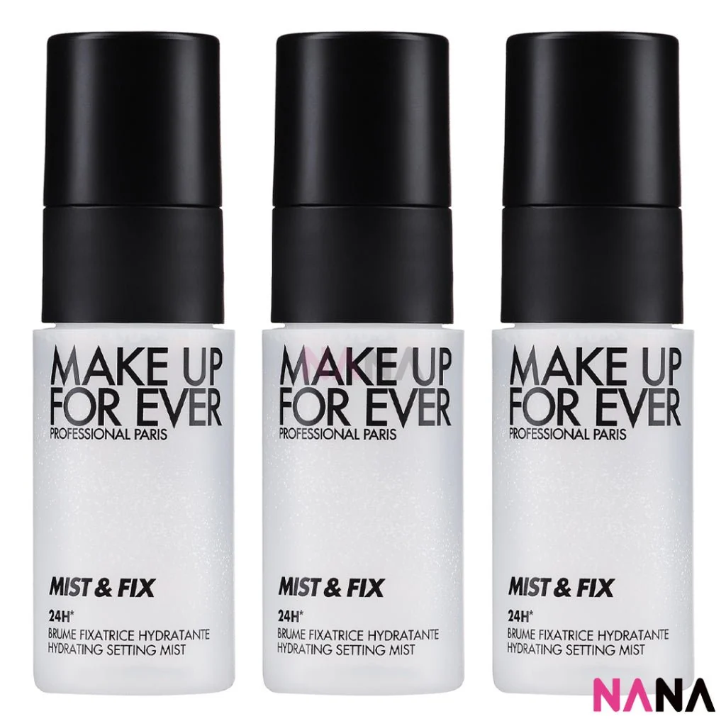 MAKE UP FOR EVER MIST & FIX 24H Hydrating Setting Mist Sample Pack (30ml x 3/2/1) - Image 4