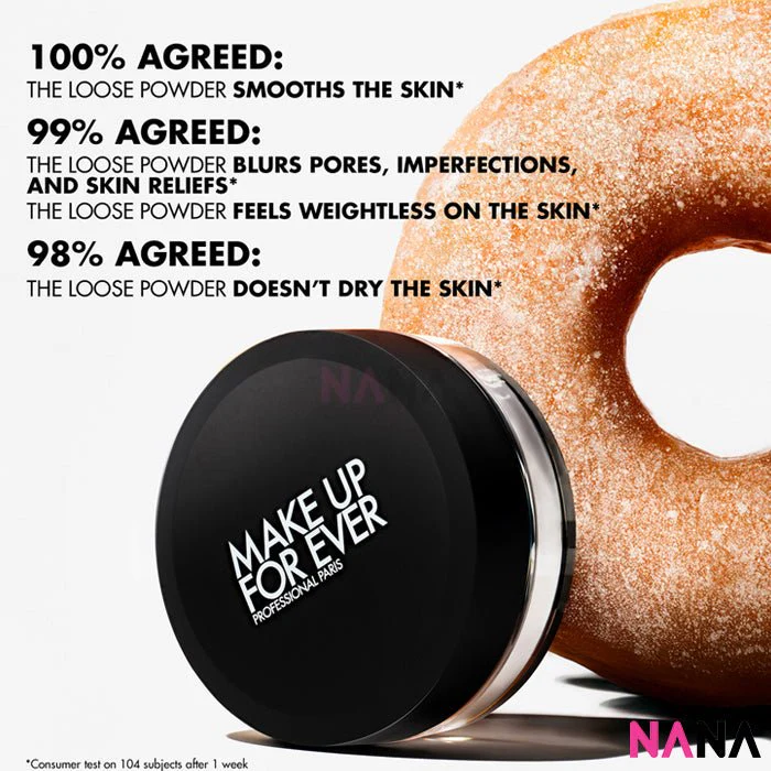 MAKE UP FOR EVER HD Skin Perfecting Loose Powder #0.1 - TRANSLUCENT 8.5g - Image 4