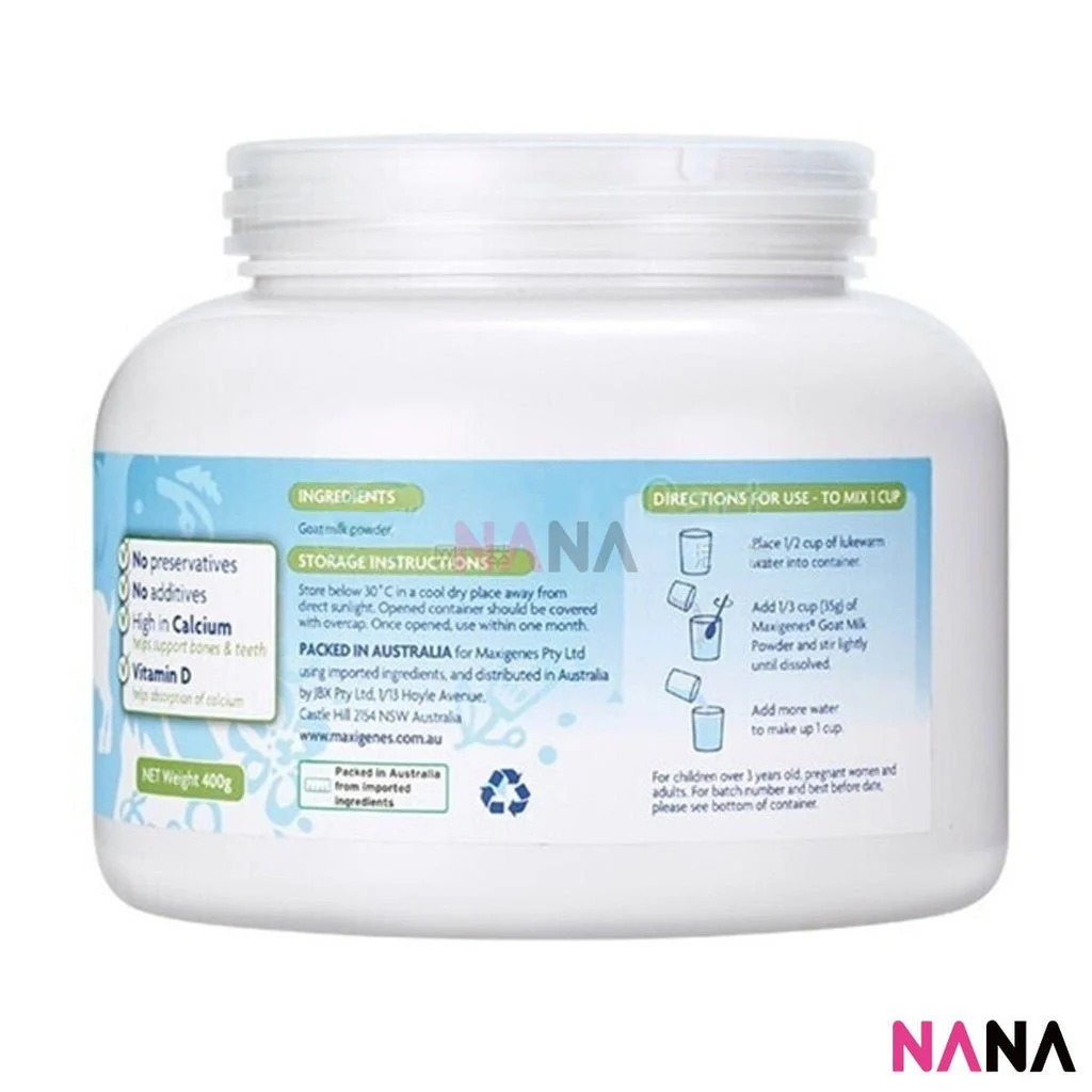 Maxigenes Goat Milk Powder 400g - Image 3