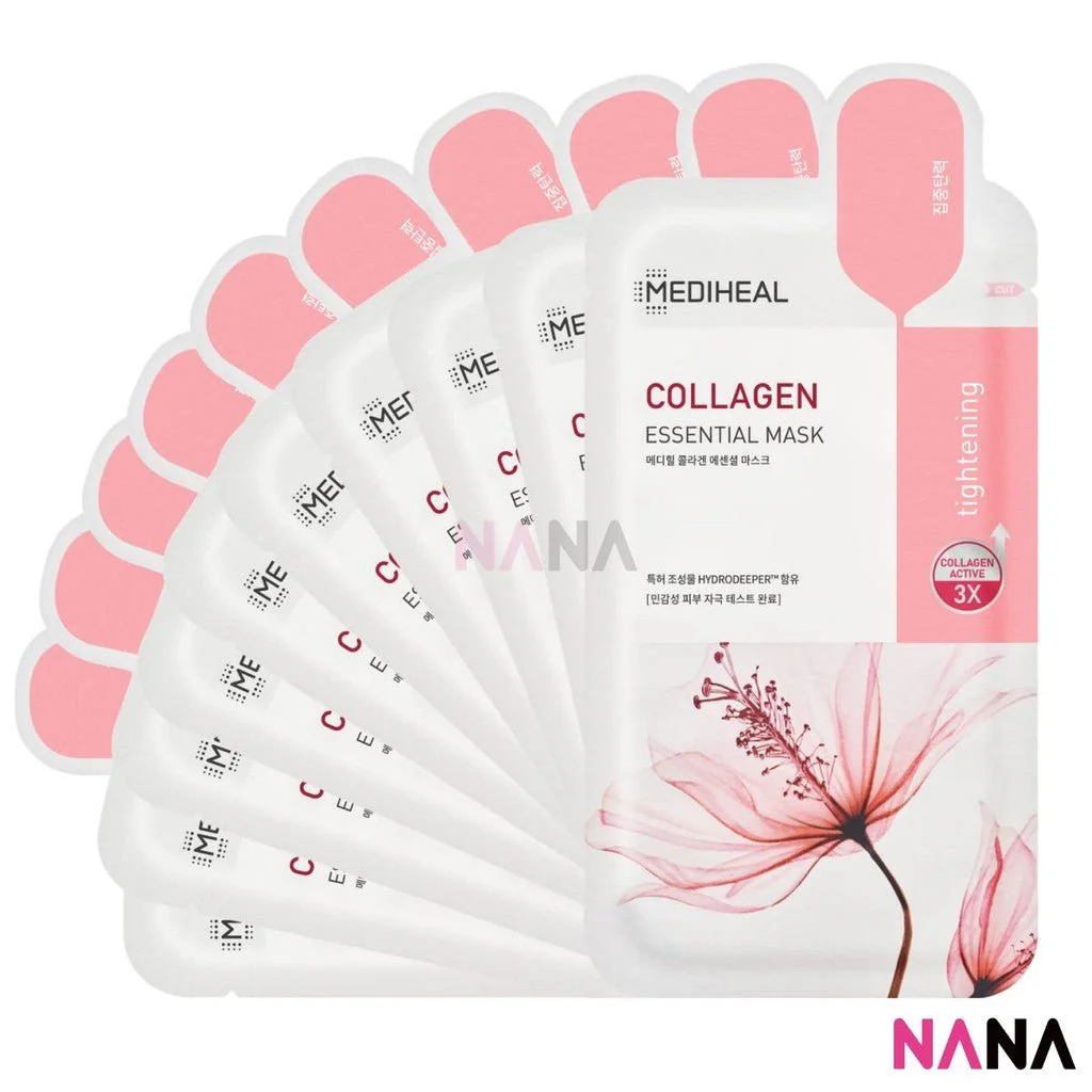 MEDIHEAL Collagen Essential Mask 10pcs - Image 4