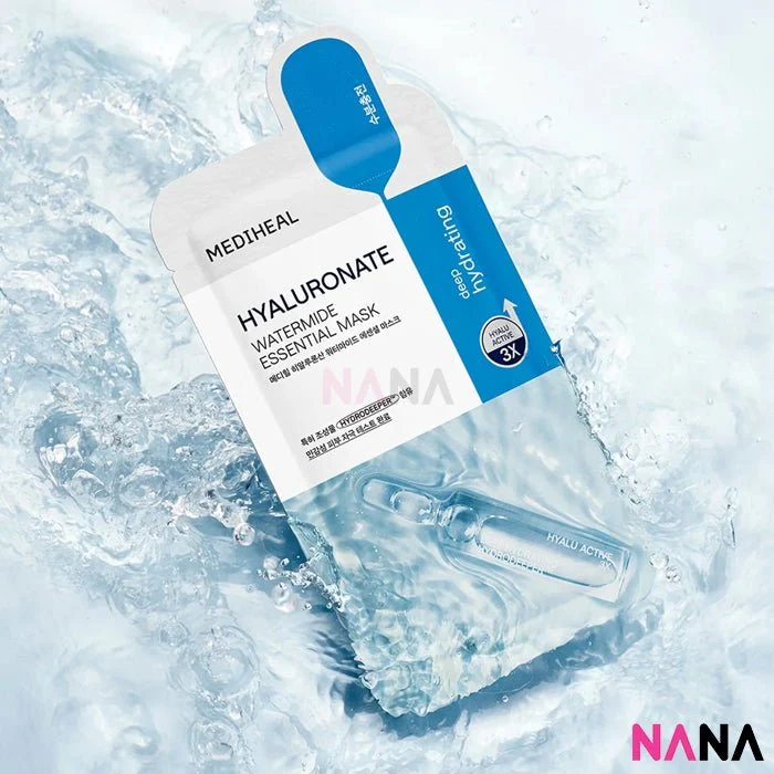 MEDIHEAL Hyaluronate Watermide Essential Mask 10pcs - Image 2
